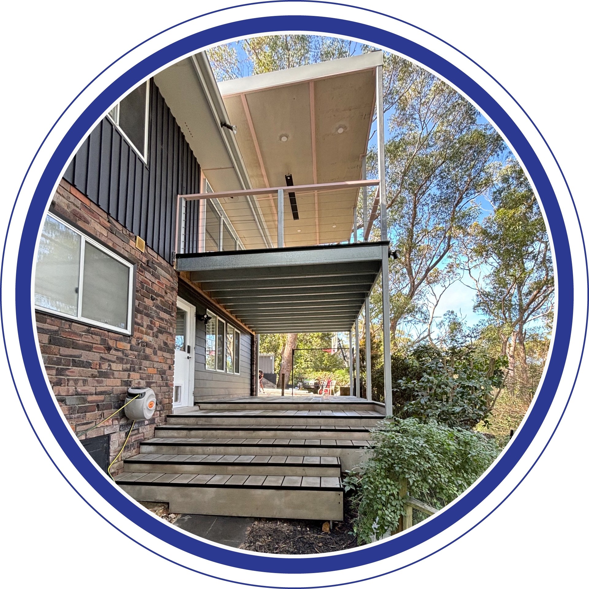 outdoor patio deck build oatley